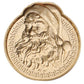 Christmas Santa 3D Brass Stamp