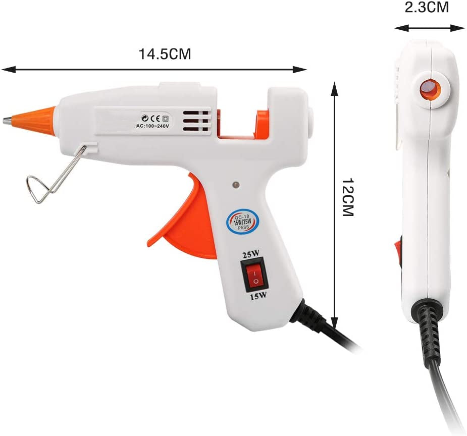 7MM Glue Gun Mini Hot Glue Gun 30W Fast Heating for DIY Craft Projects and Home Quick Repairs