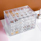 Clear Jewelry/Stamps Storage Box 120 grids